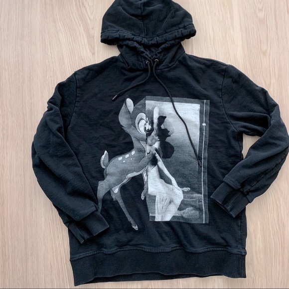 Givenchy Monochrome Bambi Hoodie in Black - Picture 2 of 6